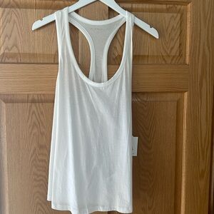 Beyond Yoga NWT white athletic tank, size L